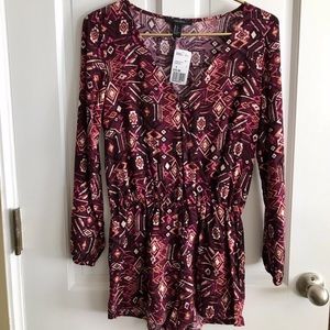 Forever 21 long sleeve romper